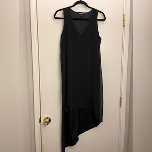 Excellent Express High-low black dress